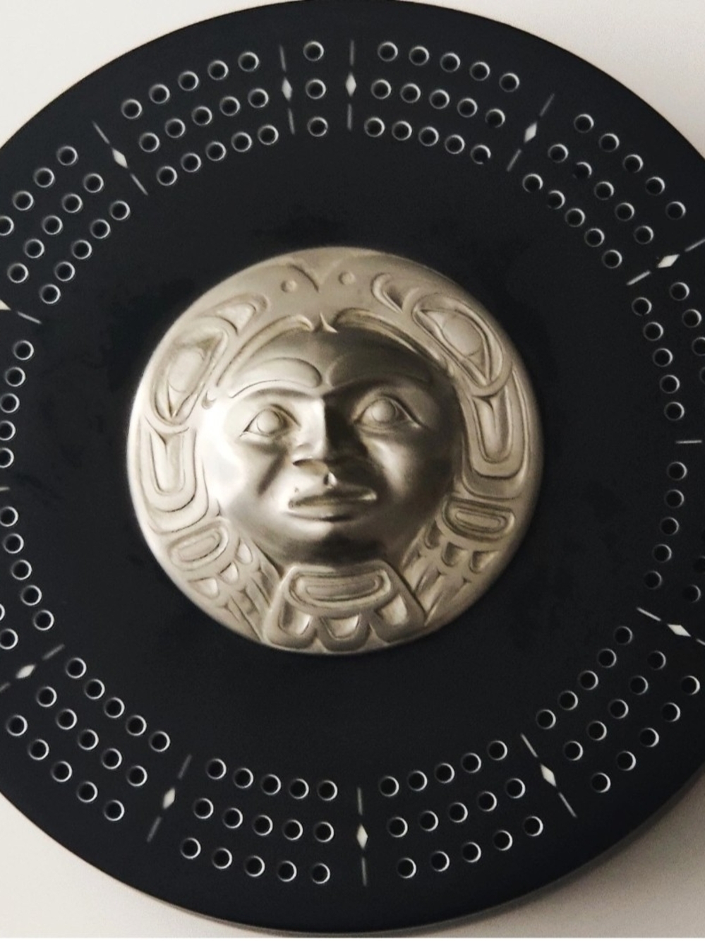 Rare Boma Cribbage Board Black Pewter Haida Northwest Native Crib Card Game


Pr